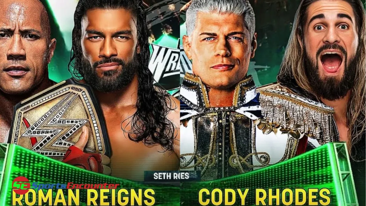 WrestleMania 40 Showdown: Seth Rollins, Cody Rhodes, and the Shadow of The Rock