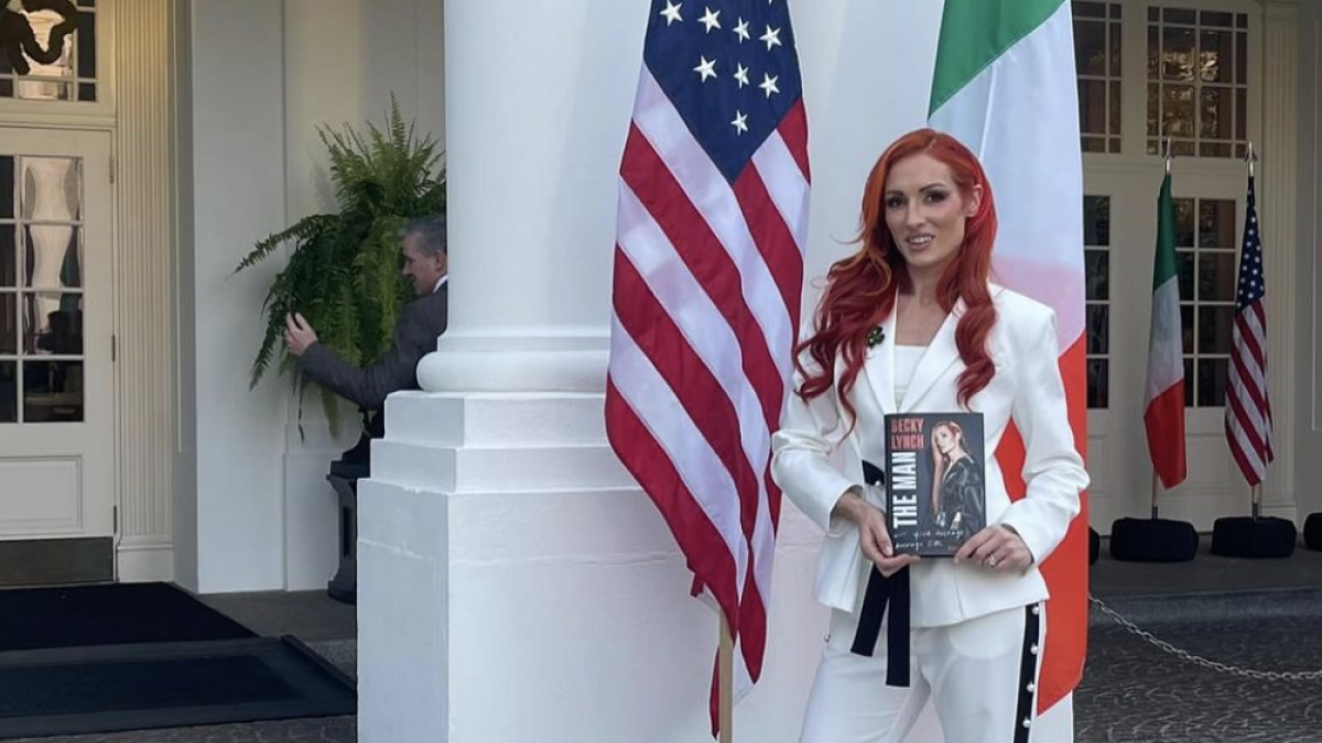 Daring Move by Becky Lynch and Seth Rollins at The White House