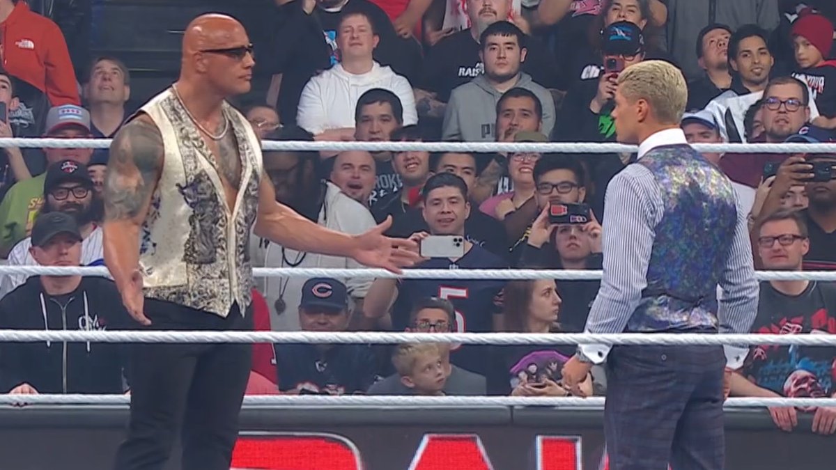 The Rock's Rivalry with Cody Heats Up on WWE RAW: A Riveting Prelude to WrestleMania 40