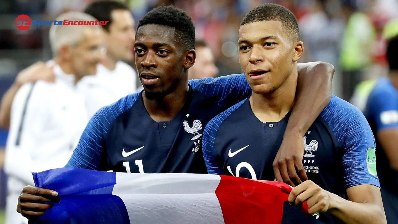 Kylian Mbappe and Ousmane Dembele