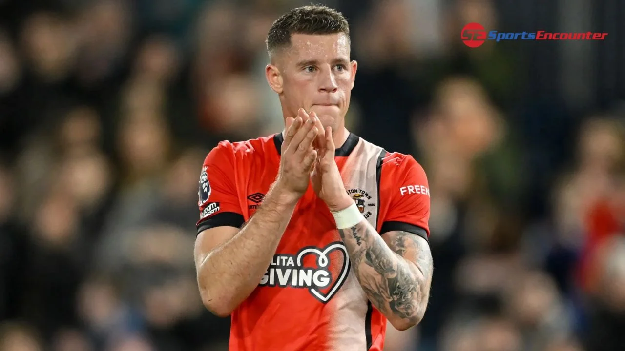 Ross Barkley training with Luton Tow