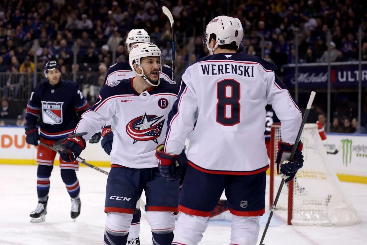 New York Rangers Struggle with Costly Defensive Mistakes in 7-3 Loss to Blue Jackets as Playoff Race Heats Up